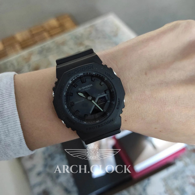 Парні годинники Casio DW-5600UBB-1ER & GMA-P2100BB-1AER, фото 8