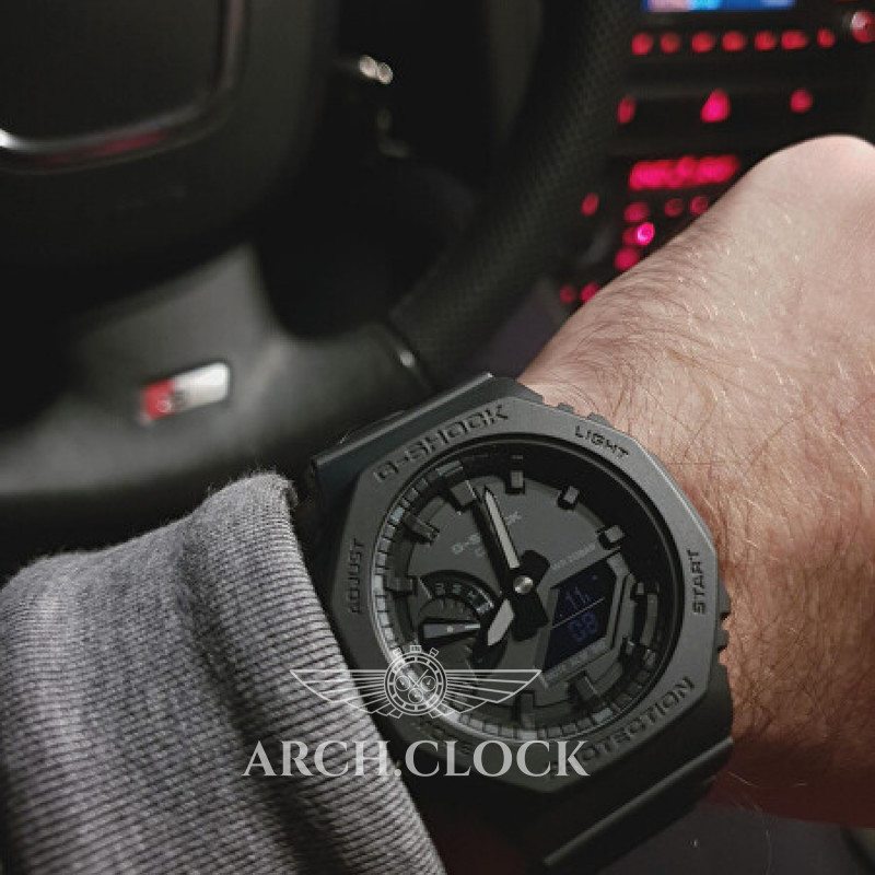 Парні годинники Casio GA-2100-1A1ER & GMA-S2100-1AER, фото 4