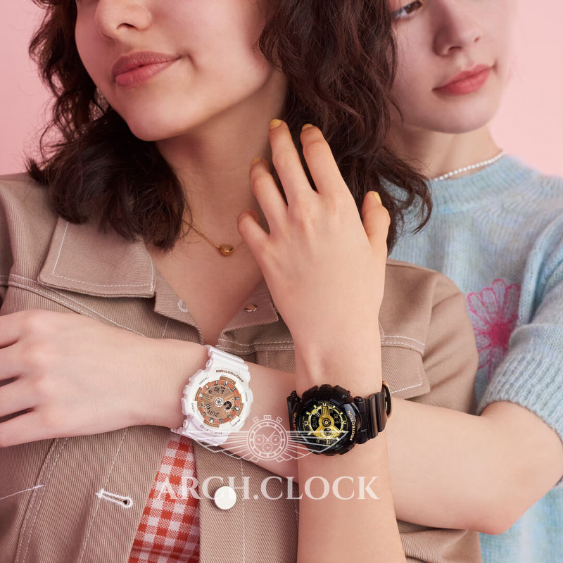 Парні годинники Casio GA-100-1A1ER & BA-110X-1AER, фото 6
