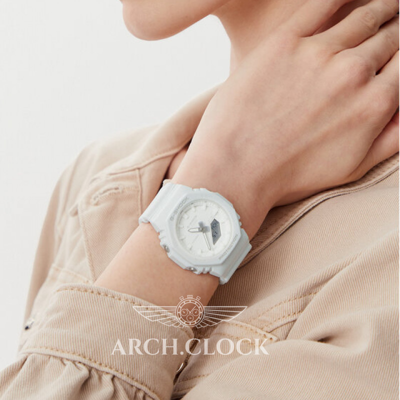 Парні годинники Casio GA-2100SKE-7AER & GMA-P2100-7AER, фото 6