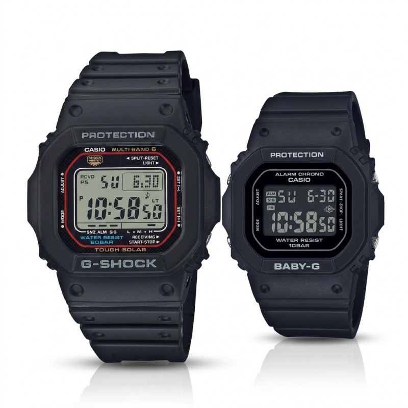 Парні годинники Casio GW-M5610U-1ER & BGD-565U-1ER, фото 1