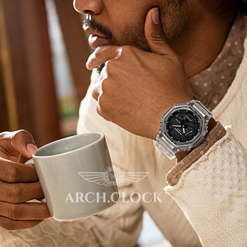 Парні годинники Casio GA-2100SKE-7AER & GMA-S2100MD-7AER