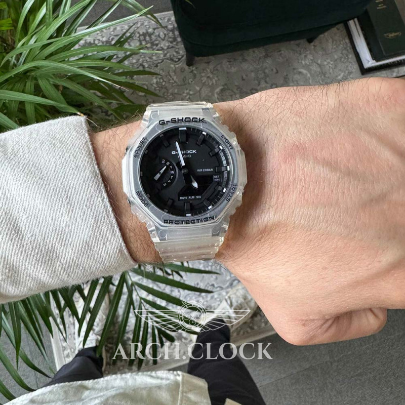 Парні годинники Casio GA-2100SKE-7AER & GMA-S2100MD-7AER, фото 4