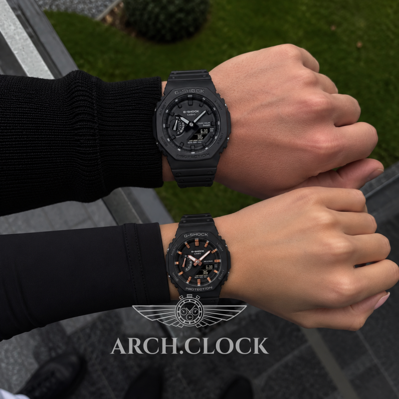 Парні годинники Casio GA-B2100-1A1ER & GMA-S2100-1AER, фото 2