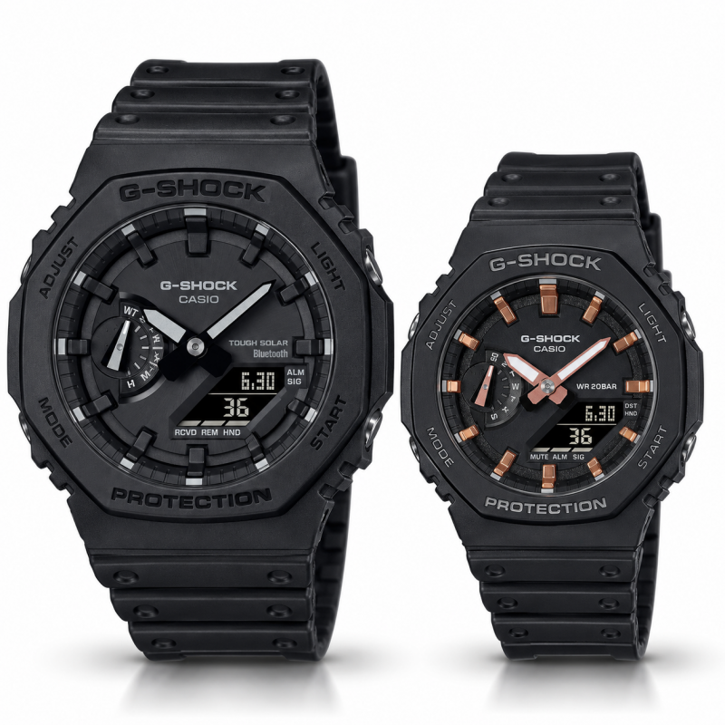 Парні годинники Casio GA-B2100-1A1ER & GMA-S2100-1AER, фото 1