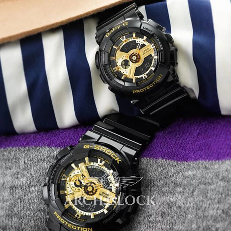 Парні годинники Casio GA-110-1BER & BA-110-1AER, фото 6