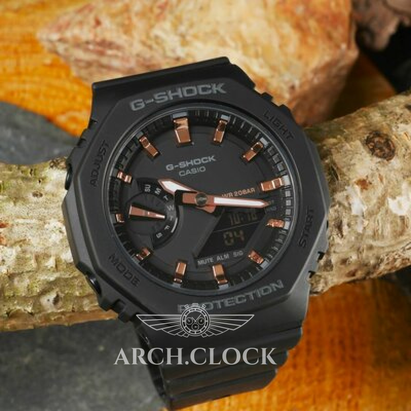 Парні годинники Casio GM-2100BB-1AER & GMA-S2100-1AER, фото 8