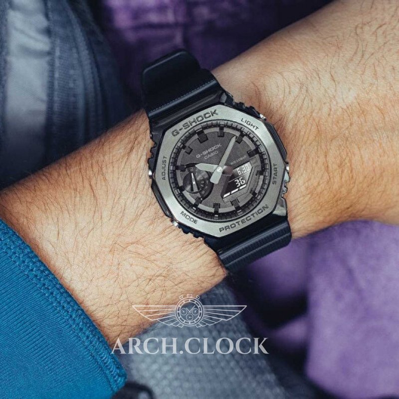Парні годинники Casio GM-2100BB-1AER & GMA-S2100-1AER, фото 5