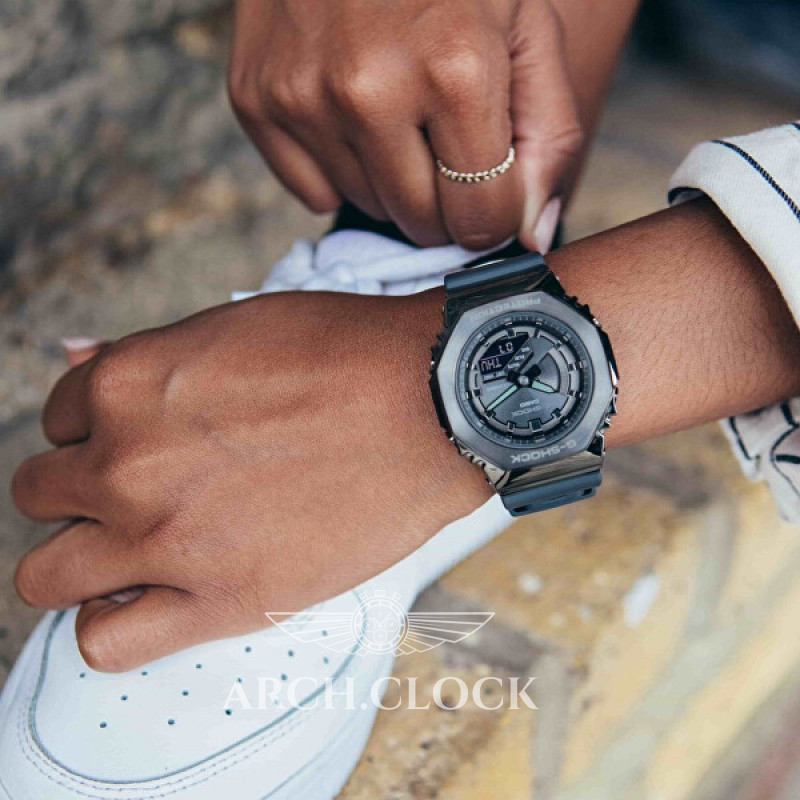 Парні годинники Casio GM-2100BB-1AER & GM-S2100B-8AER, фото 6