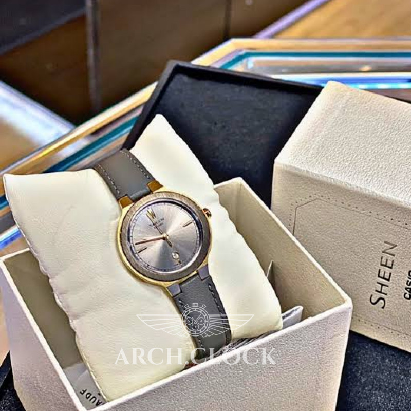 Парні годинники Casio EF-125D-1AVEG & SHE-4559GL-8AUDF, фото 7