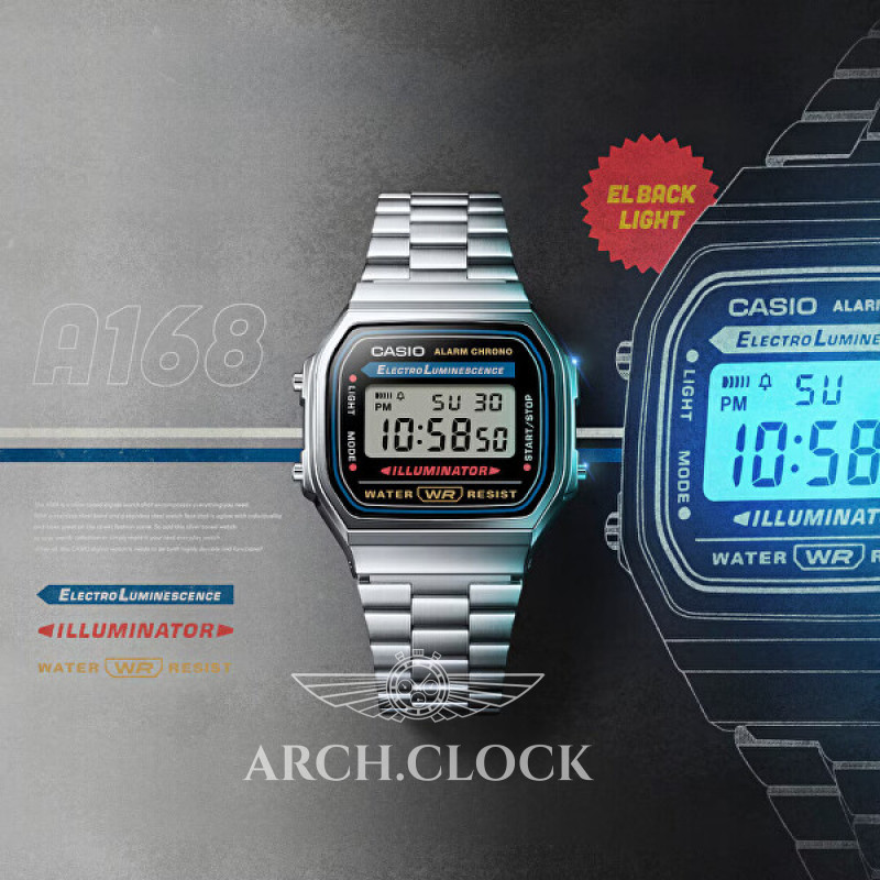 Парні годинники Casio A168WA-1YES & LA680WA-1EF, фото 3