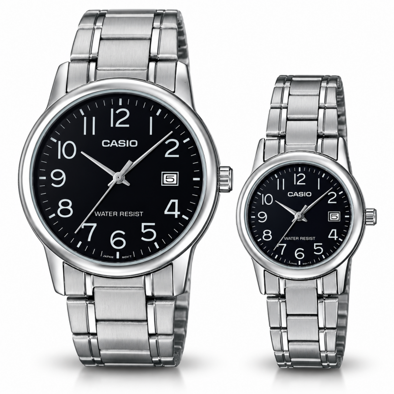 Парные часы Casio MTP-V002D-1BUDF & LTP-V002D-1BUDF, фото 1