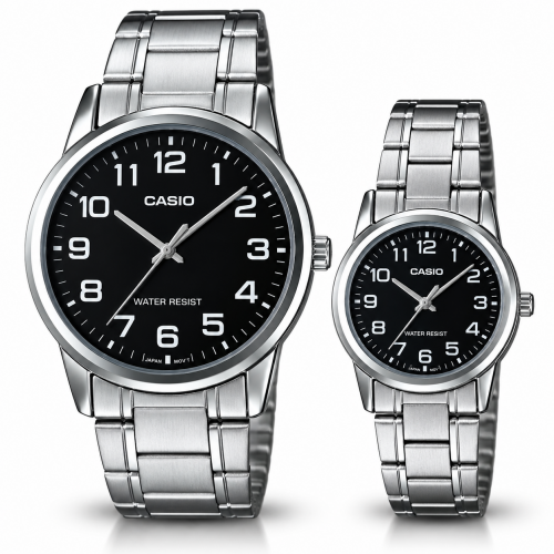 Парні годинники Casio MTP-V001D-1BUDF & LTP-V001D-1BUDF