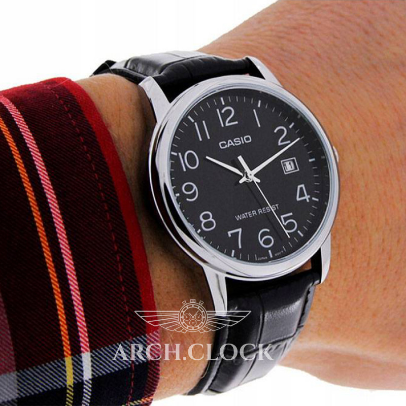 Парні годинники Casio MTP-V002L-1B & LTP-V002L-1B3, фото 4