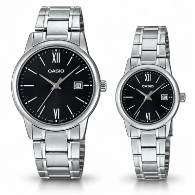Парные часы Casio MTP-V002D-1B3 & LTP-V002L-1B3