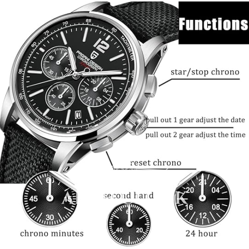 Pagani Design YS008 Silver-Black