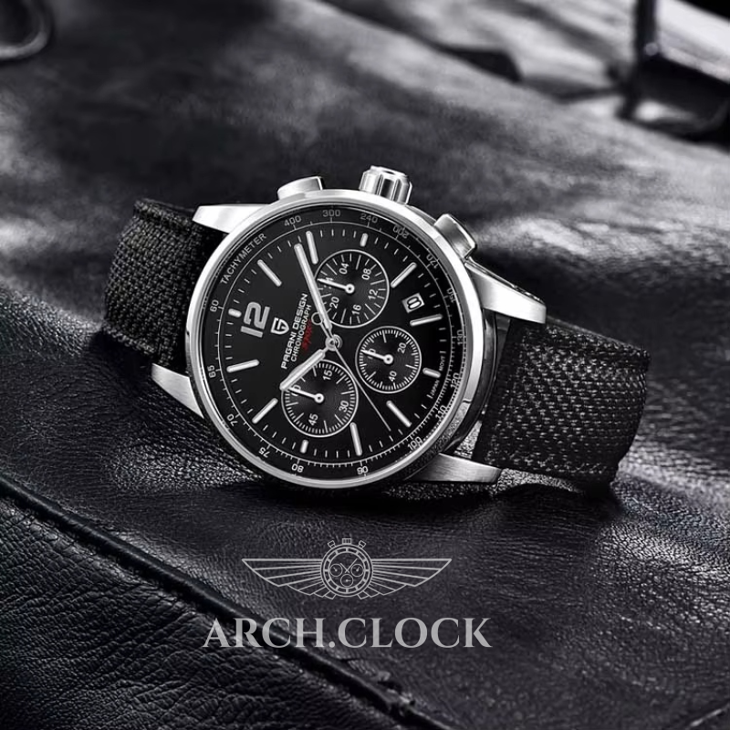 Годинник Pagani Design YS008 Silver-Black, фото 9
