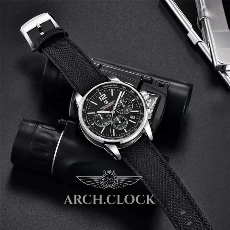Годинник Pagani Design YS008 Silver-Black, фото 8