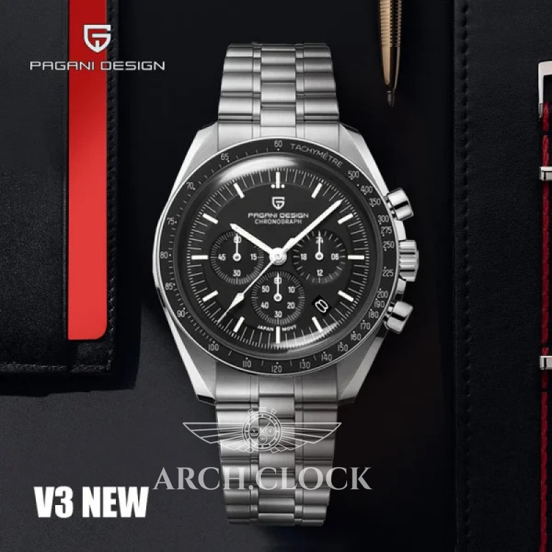 Pagani Design PD-1701 Silver-Black, фото 3