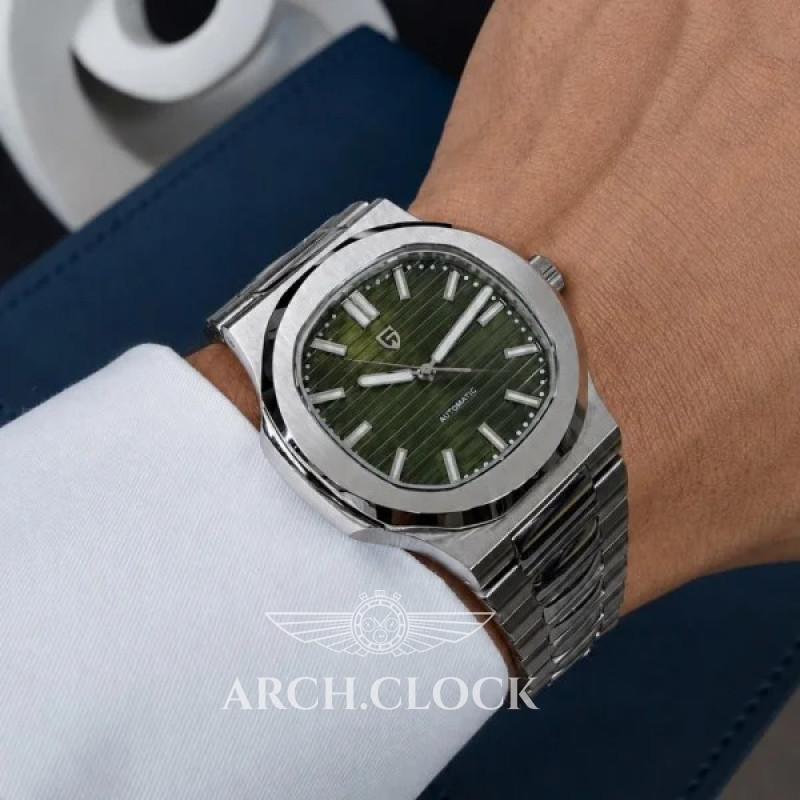 Годинник Pagani Design PD-1728 Silver-Green, фото 2