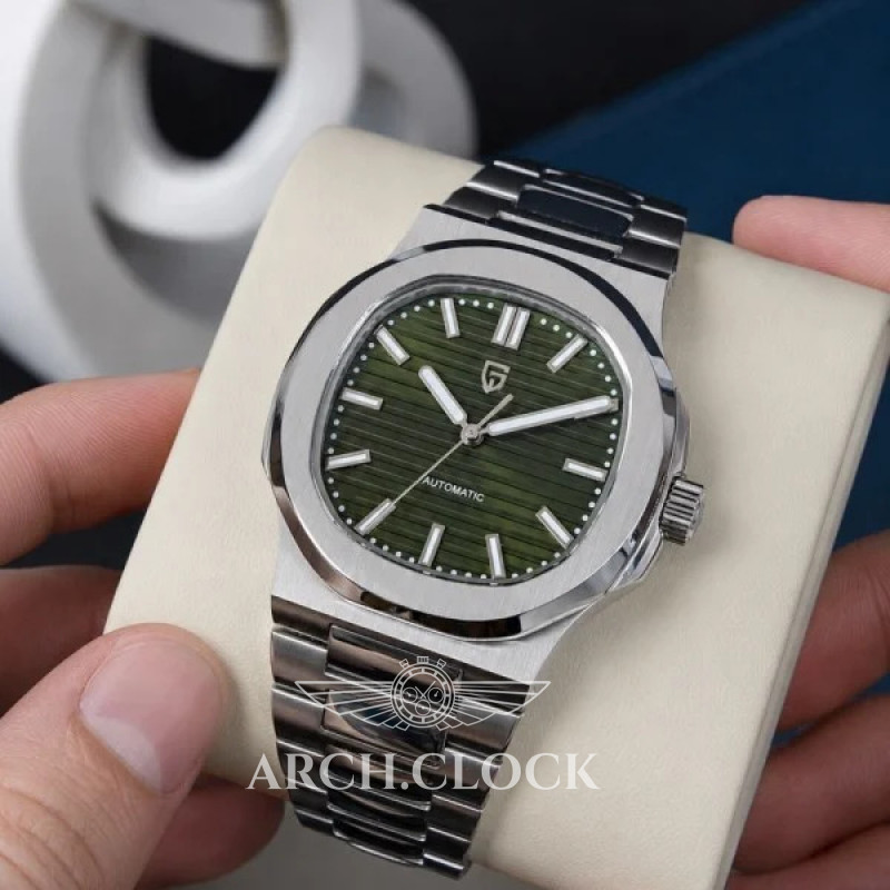 Годинник Pagani Design PD-1728 Silver-Green, фото 6
