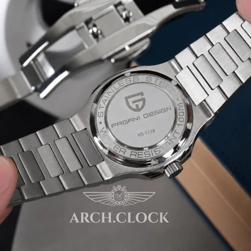 Годинник Pagani Design PD-1728 Silver-Green, фото 7