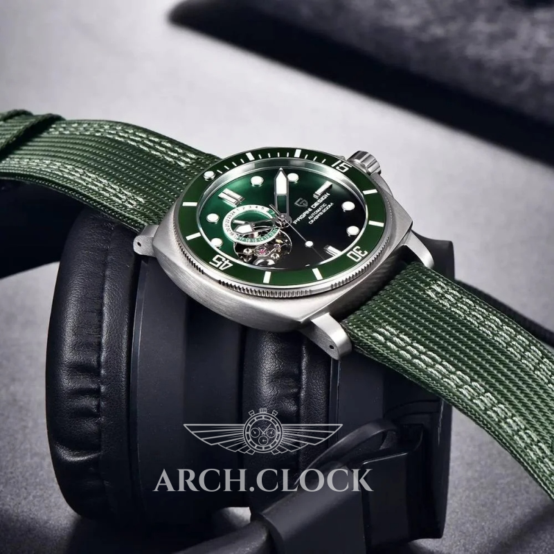 Часы Pagani Design PD-1736 Silver-Green, фото 3