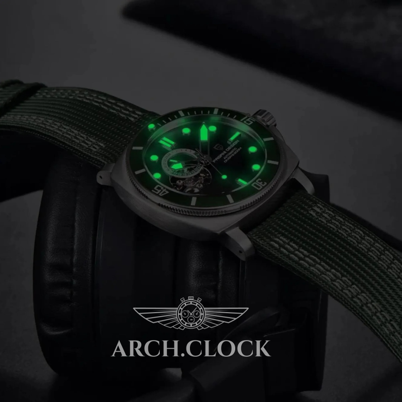 Часы Pagani Design PD-1736 Silver-Green, фото 10