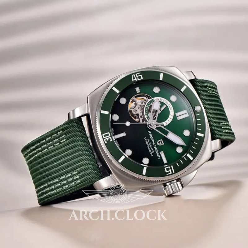 Часы Pagani Design PD-1736 Silver-Green, фото 8