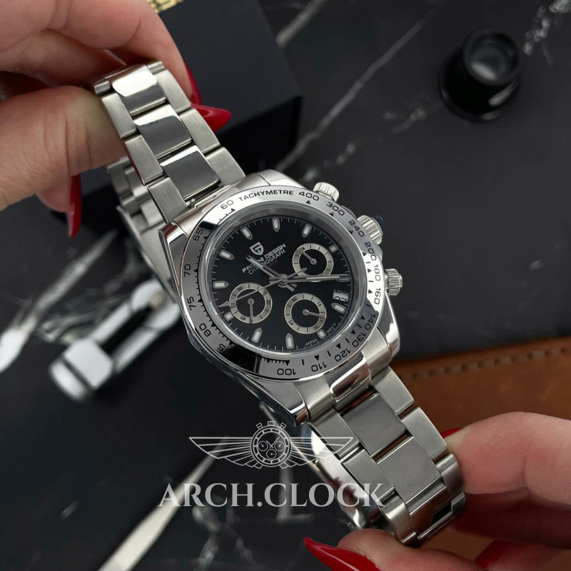 Годинник Pagani Design PD-1727 Silver-Black, фото 3