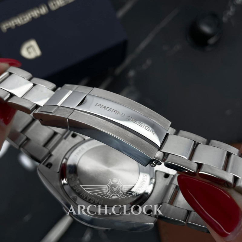 Годинник Pagani Design PD-1727 Silver-Black, фото 8