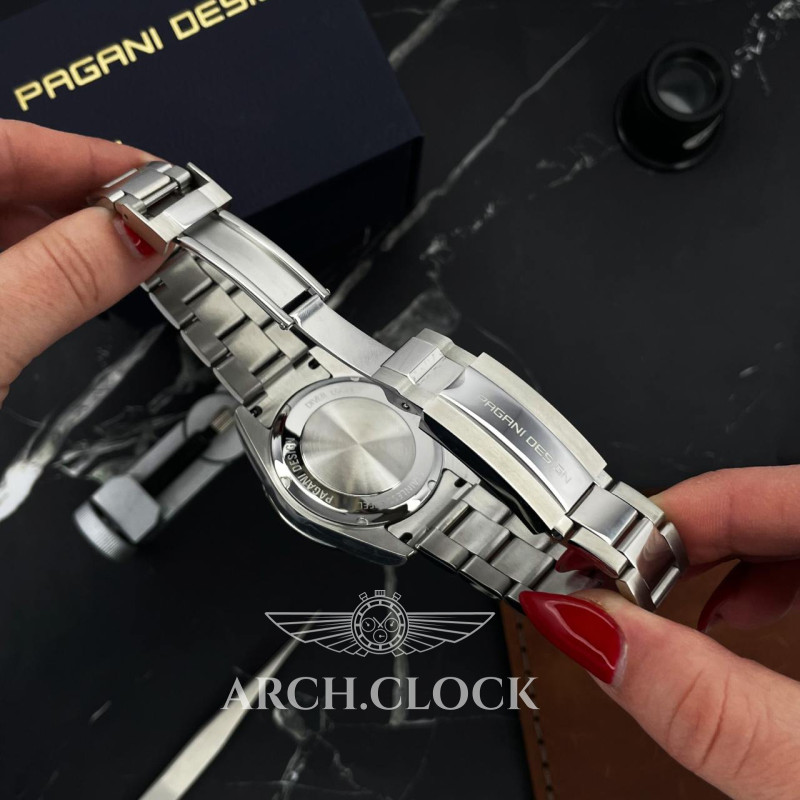 Годинник Pagani Design PD-1727 Silver-Black, фото 4