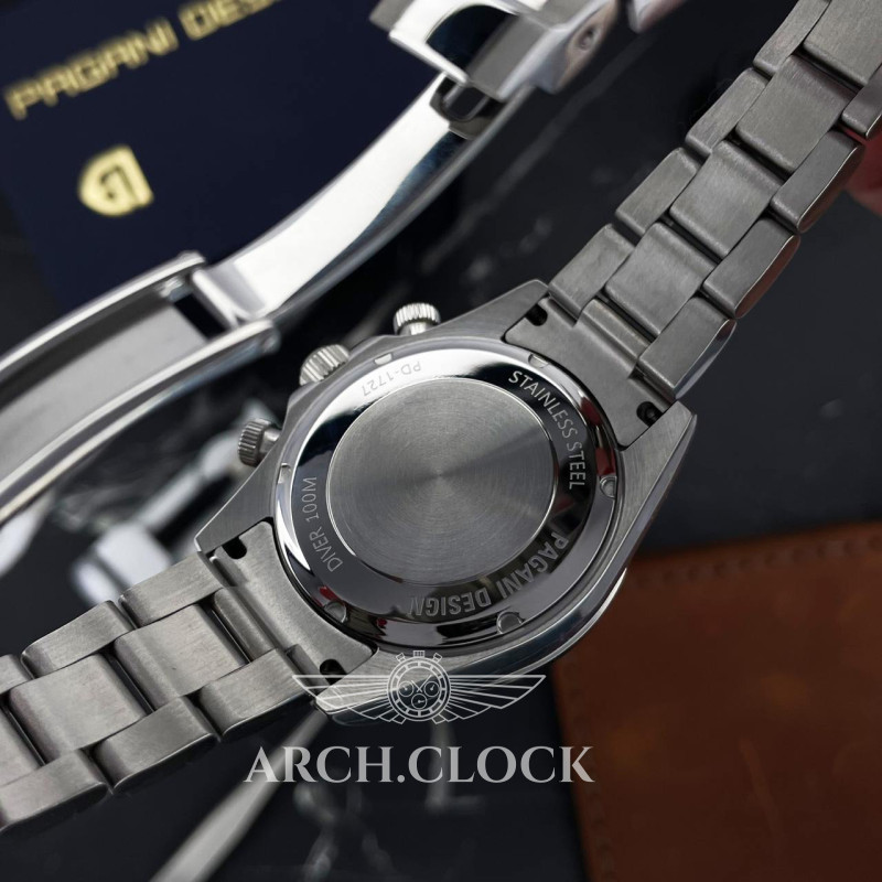 Годинник Pagani Design PD-1727 Silver-Black, фото 10