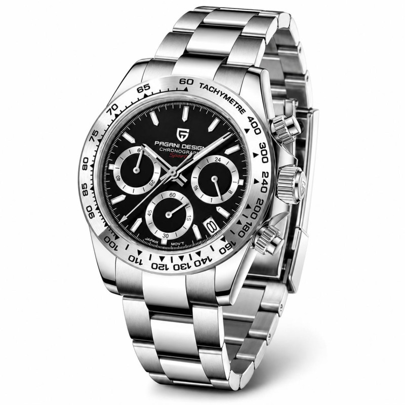 Годинник Pagani Design PD-1727 Silver-Black, фото 1