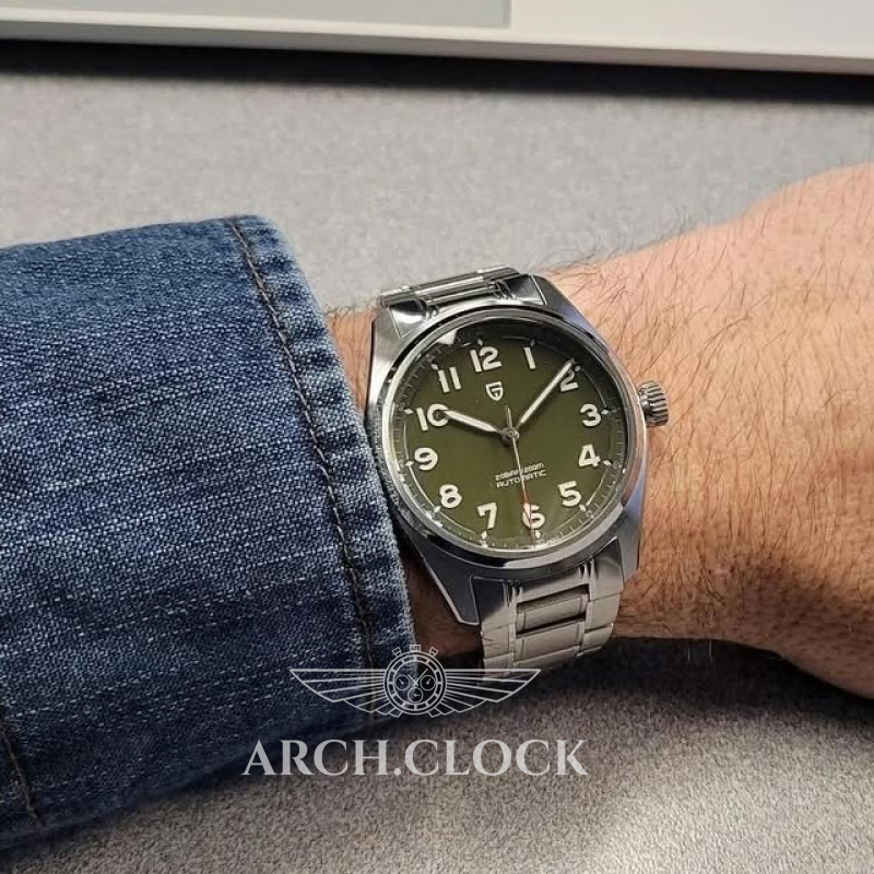 Годинник Pagani Design PD-1717 Silver-Green, фото 4