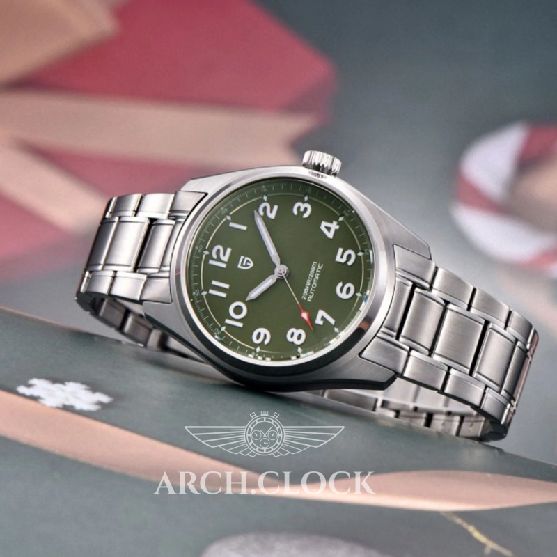 Годинник Pagani Design PD-1717 Silver-Green, фото 7