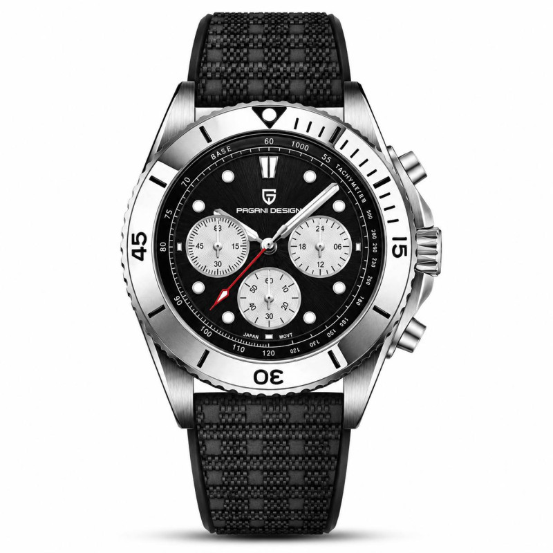 Часы Pagani Design PD-1705-1 Silver-Black, фото 1