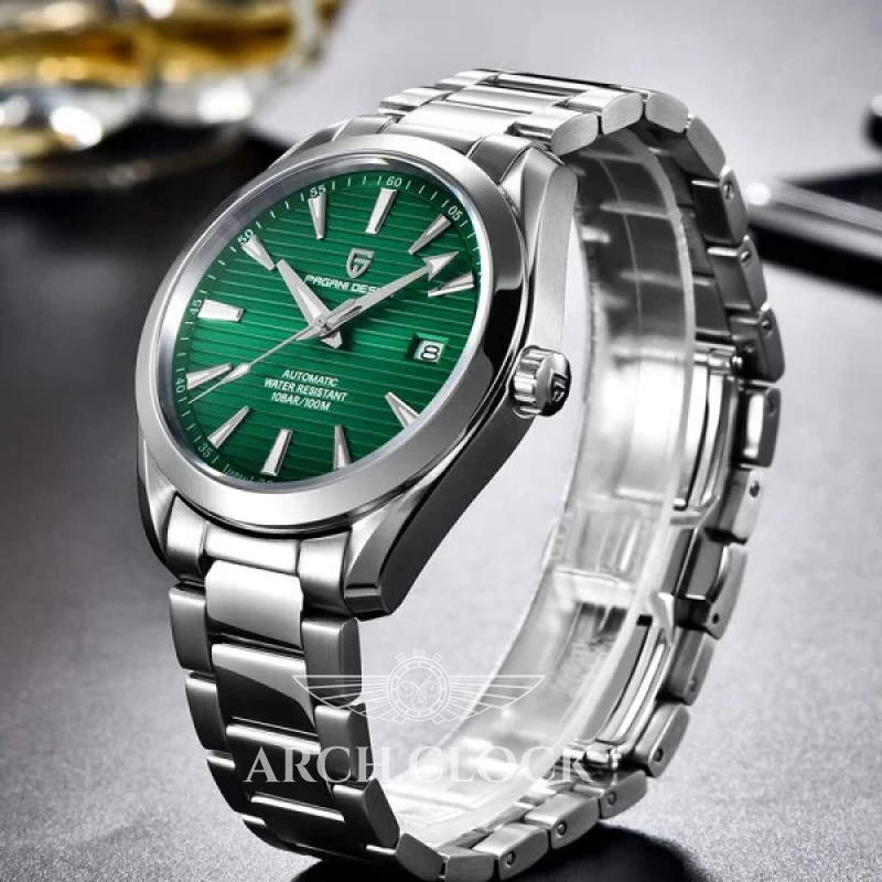 Годинник Pagani Design PD-1688 Silver-Green , фото 3