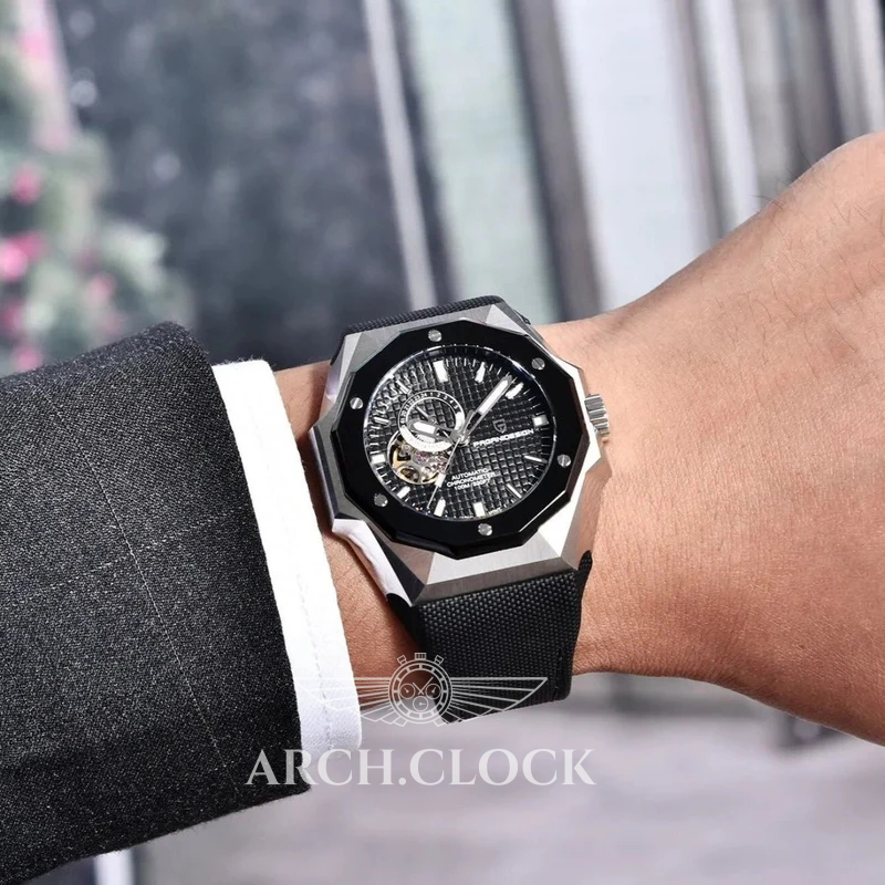 Годинник Pagani Design PD-YS010 Silver-Black-Black, фото 4