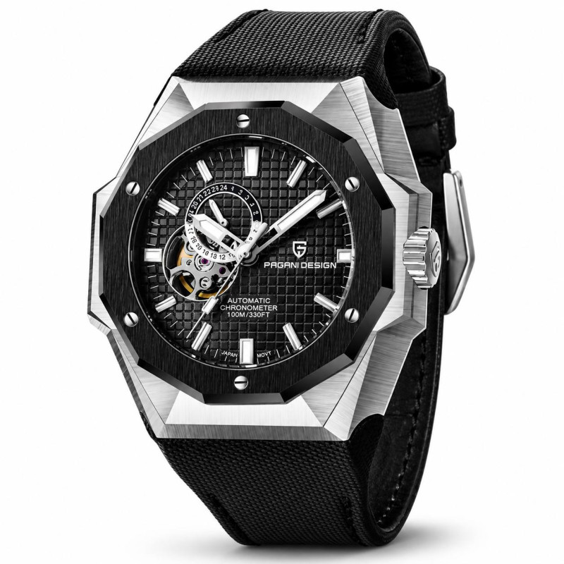 Годинник Pagani Design PD-YS010 Silver-Black-Black, фото 1
