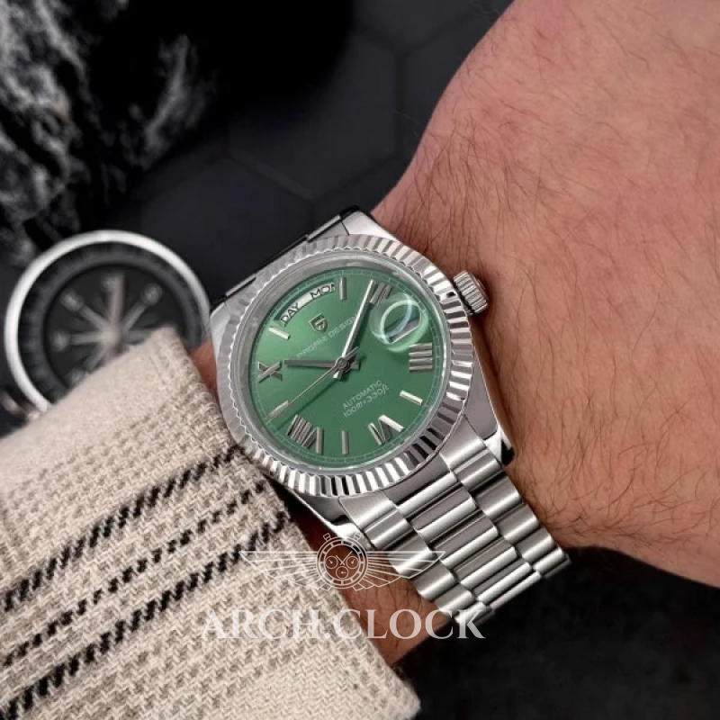 Годинник Pagani Design PD-1752 Silver-Green, фото 10