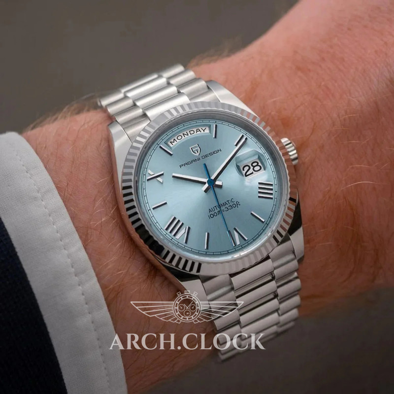 Часы Pagani Design PD-1752 Silver-Light-Blue, фото 3