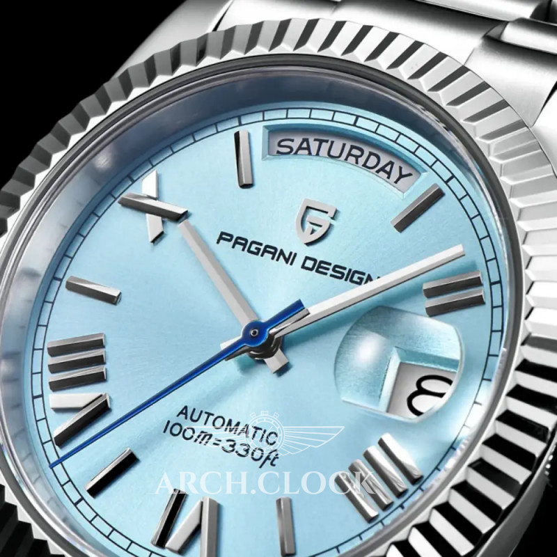 Часы Pagani Design PD-1752 Silver-Light-Blue, фото 4
