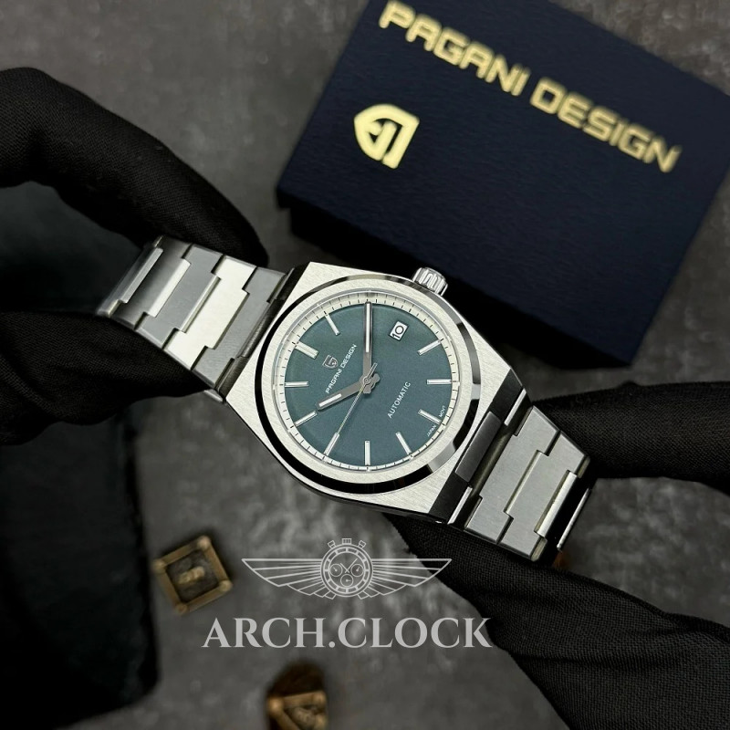 Годинник Pagani Design PD-1753 Silver-Green, фото 3