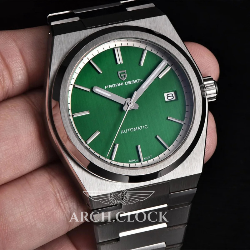 Годинник Pagani Design PD-1753 Silver-Green, фото 4
