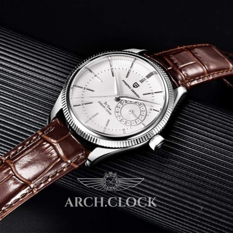 Годинник Pagani Design PD-1689 Silver-White-Brown, фото 4