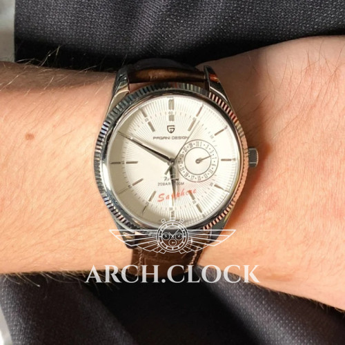 Pagani Design PD-1689 Silver-White-Brown