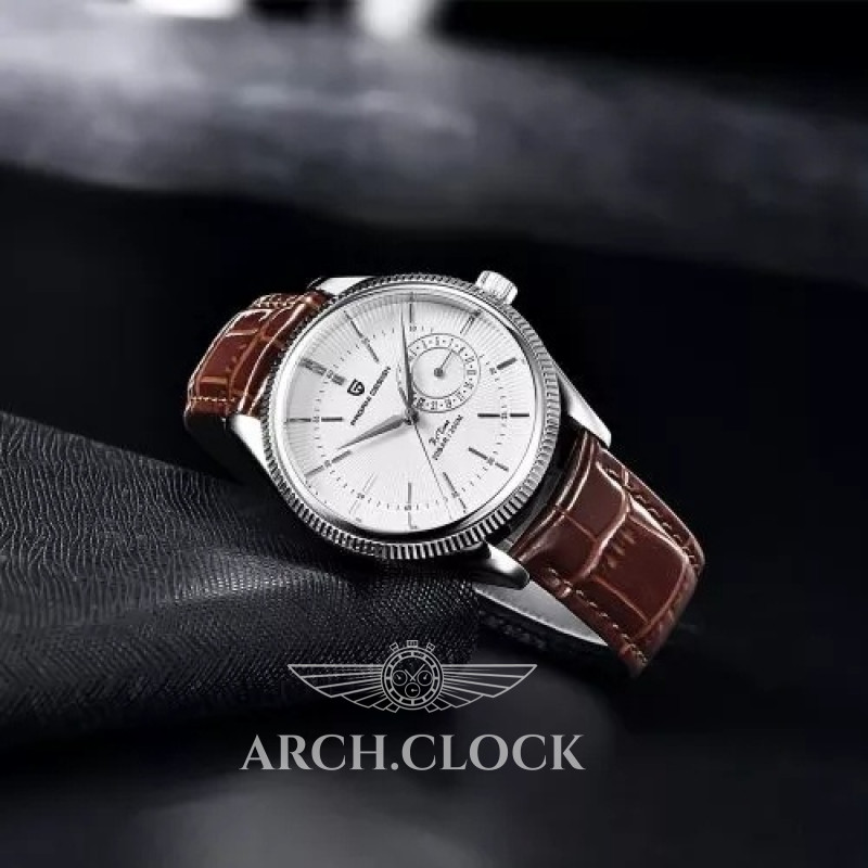 Годинник Pagani Design PD-1689 Silver-White-Brown, фото 6