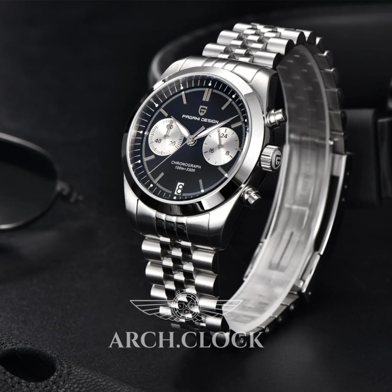Годинник Pagani Design PD-1775 Silver-Black, фото 10