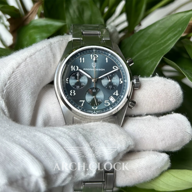 Годинник Pagani Design PD-1773 Silver-Blue, фото 6